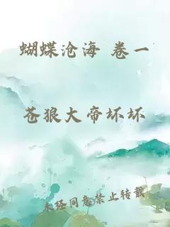 蝴蝶沧海 卷一