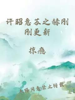 许昭意苏之赫刚刚更新