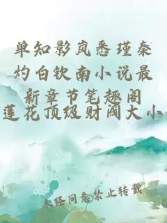 单知影岚悉瑾秦灼白钦南小说最新章节笔趣阁