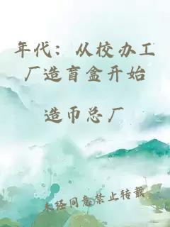 年代：从校办工厂造盲盒开始