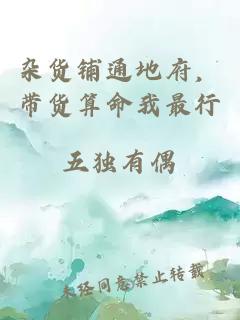 杂货铺通地府，带货算命我最行