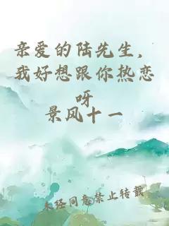 亲爱的陆先生，我好想跟你热恋呀