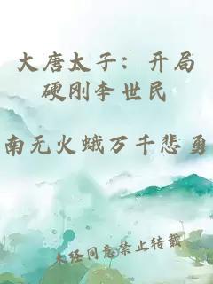 大唐太子：开局硬刚李世民